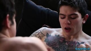 Big Dick Gay Flip Flop With Cumshot