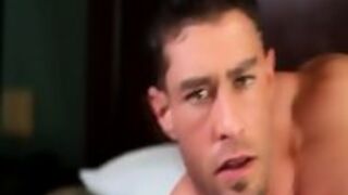 Solo Muscly Pornstar Tugs