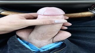 Long Hard White Dick Leaking Precum