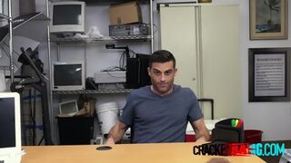 Famous Guy Sucks And Takes Directors Big Black Cock In Different Poses