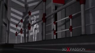 3d Alien Dickgirl Fucks A Hot Ebony Slave In The Space Station