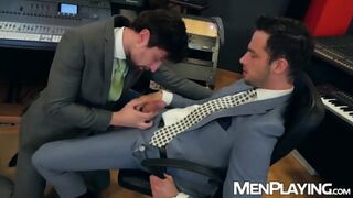 Drew Dixon Lets His Ex Lover Damon Heart Breed Him Raw In The Studio