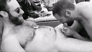 Muscular Bear John Gets Fucked At A Wild Pool Party