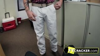Bearded Cracker Is Coerced By Director Into Taking His Big Cock