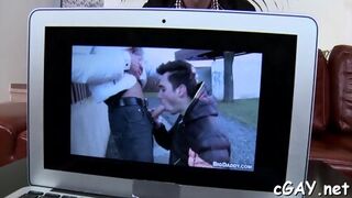 Blowjob For Charming Gay Stud
