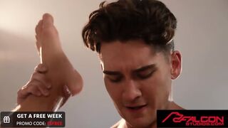 Falcon Studios - Hot Jock Enjoys Barebacking Tight & Juicy Ass