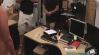 Pawn Broker Pays Hunk Client For Bj