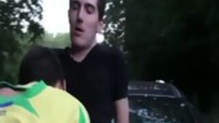 French Ass Rammed Outside