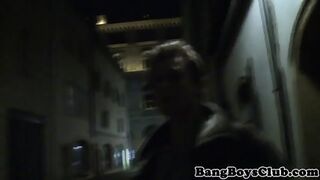 Pulled Euro Amateur Facializing Oldman