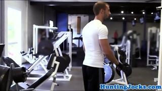 Gym Jock Assfucked After Dicksucking