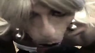 Sissy Talks Dirty Give Blowjob
