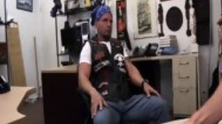 Mature Biker Facialized In A Gaysex Cash Deal