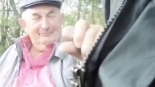 Grandpa In Park