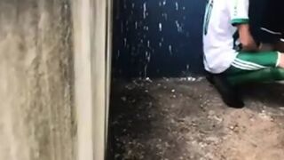 Pompino Tra Calciatori Dopo L Allenamento