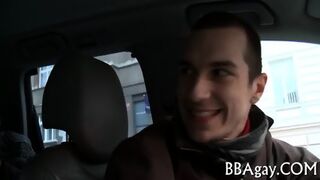 Delightful Blowjob For Gay Stud
