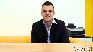 Obscene Blowjob For Lusty Gay