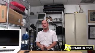 Gay Stud Blows And Fucks The Directors Massive Cock For Money
