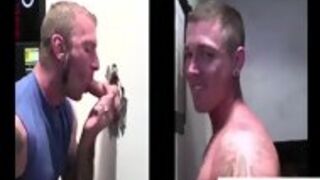 Gay Dude Sucks Straight Cock At Gloryhole