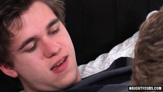 Brunette Gay Anal Sex With Facial