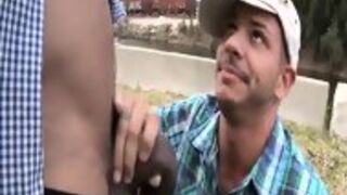 Sexy Boy Attempts To Swallow