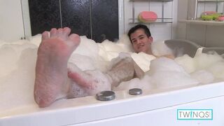 Skinny Twink Xander Rubs His Cock And Fingers His Butt Hole!