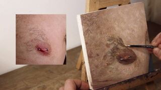 JOI OF PAINTING EPISODE 82 - Finishing the Chest and Armpit