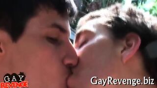 Guy Licks Cock Enjoys It In Ass