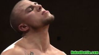 Inked Dominating Jock Throatfucking Hunk