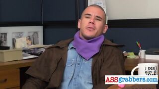 Naughty Halloween At The Office, Watch This Gay Jock Fuck Each Other Wearing Costumes. Check Out Our