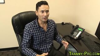 Fetish Ladyboy Sucks Cock