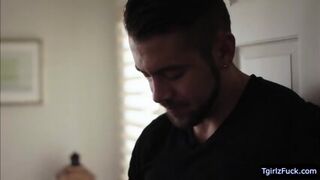 Slim Tgirl Melanie Brooks Gets Banged From Behind