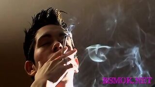 Gay Smoking While Getting Orgasm