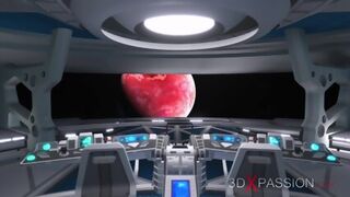 Hot Sex! Sci-fi Android Fucks A Teen Blonde In Spase Station