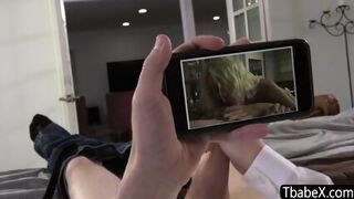 Busty Shemale Claire Tenebrarum Analed While Stroking Her Shecock