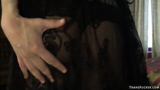 Huge Tits MILF Fucked By Shemale