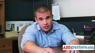 Hardcore Fun At The Office With Horny Gay Hunks.