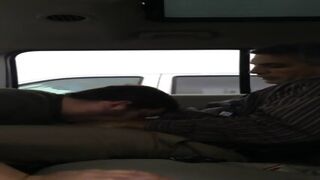 Mamando Hetero Escondido No Carro