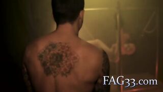 Deep Gay Sex In The Chains Between Two Burly Sluts