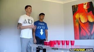 Hot Frat Boys Enjoy Secret Threesome Sex Party Hardcore