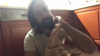 Self foot worship getting into it lick my soles