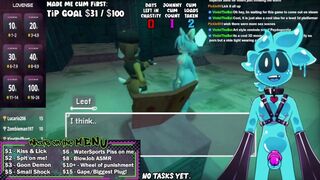 Slime Moans like a slutty furry getting fucked against the wall.