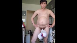 Jock Loses A Bet and has to Jerk Off on Cam!