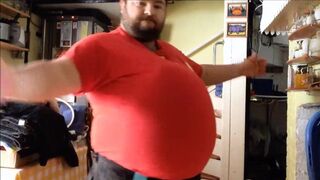 belly padding with a bag