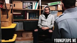 Hunk LP Officer Bareback Fucks Black Perps Virgin Ass