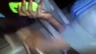 Black Crossdresser Receives A Handjob