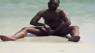 Jerking Off At The Beach