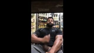 Black Guy Jerks Off
