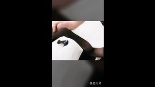 Chinese Short Hair Black Silk PAPAPAPA
