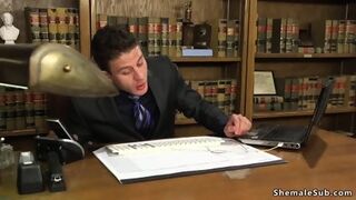 Teen Tranny Blackmails And Fucks Governor