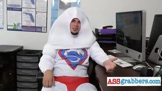 Tattooed Guy Loves Riding Black Dick